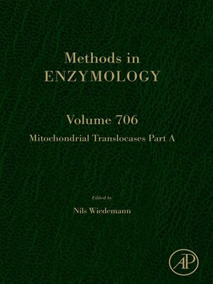 cover image of Mitochondrial Translocases Part A